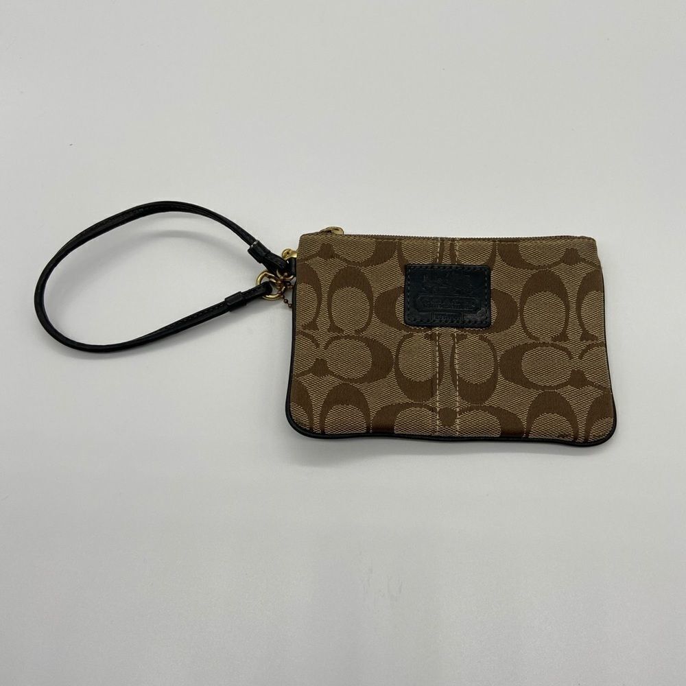 Coach Zip Wristlet Wallet